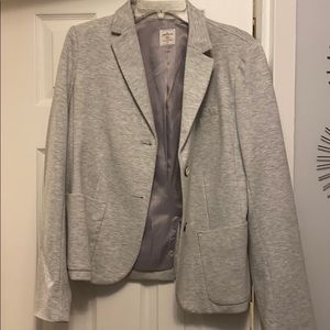 Gap sz 12 grey sweatshirt blazer